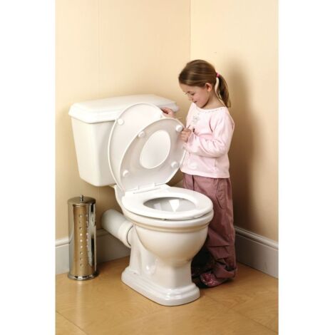 Abattant WC réducteur de toilettes (1/3)