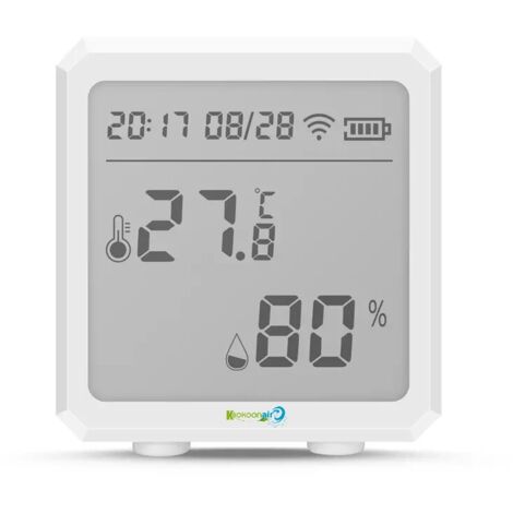 KAPTM100WF thermomètre capteur de température et d'humidité Tuya WIFI mural (1/5)