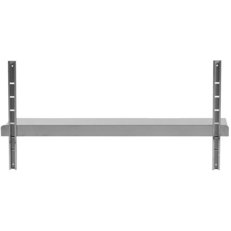 Etagère Murale en Inox - L 1400 x P 400 mm (1/3)