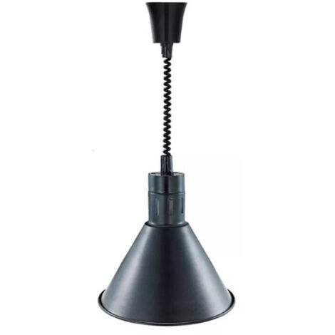 Lampe Chauffante Conique Noire (1/3)