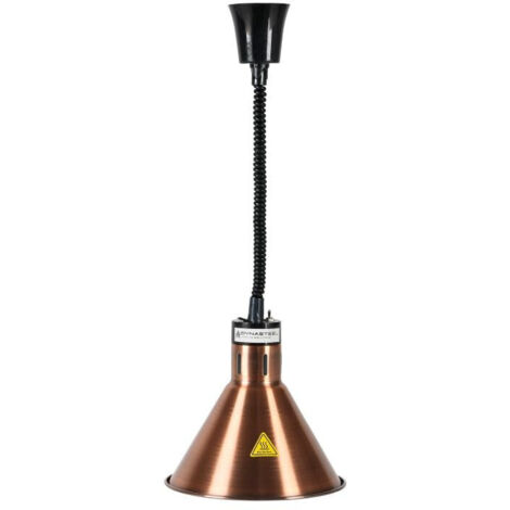 Lampe Chauffante Conique Cuivrée (1/5)