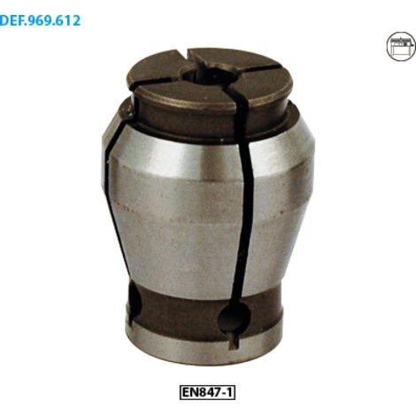 Leman – Pince de serrage pour arbre porte-fraise – Diamètre d'alésage 8 mm – Maintien ferme des mèches cylindriques