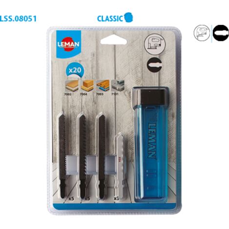 Leman - Assortiment 10 Lames Scie Sauteuse Attach.T (1/2)