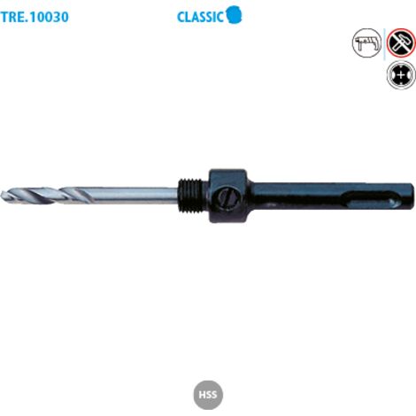 MANDRIN SDS + FORET POUR TREPANS BIM INF D32 (1/2)