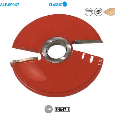 Leman – Fraise plate bande D150 – Largeur de coupe 30mm – 2 dents – Carbure brasé pour travail précis sur bois dur
