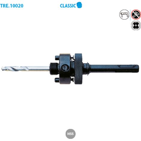 Mandrin SDS+ pour trépan Ø 32 À 210 MM Classic (1/2)