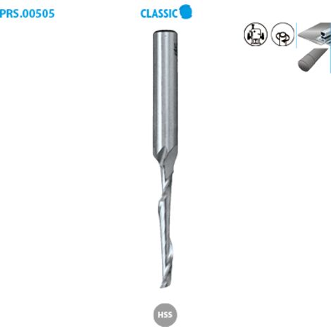 Mèche de précision une lèvre pour métal Classic ø 12 ø Queue 8 Long. 80 Long. Utile 14 (1/3)