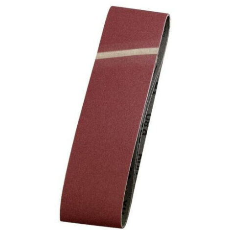 Leman – Bande abrasive de ponceuse 914 x 100 mm – Grain 100 pour ponçage bois dur – Support en toile X – Vendue à l'unité