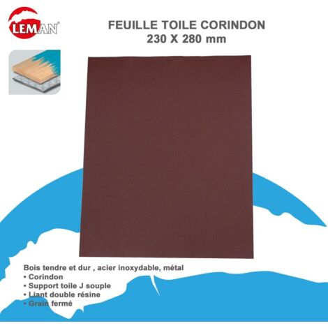 TOILE SOUPLE CORINDON 230X280 GR 80 BRUN (1/2)