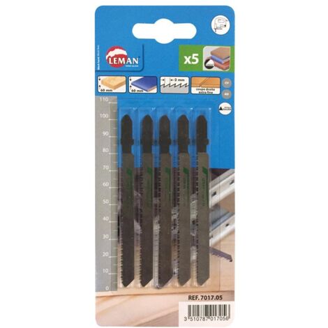 Boite de 5 lames scie sauteuse multi matériaux Classic