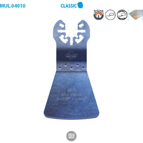 Leman - Spatule flexible acier carbone 52x45 mm SK7 - 4010.01 (1/2)