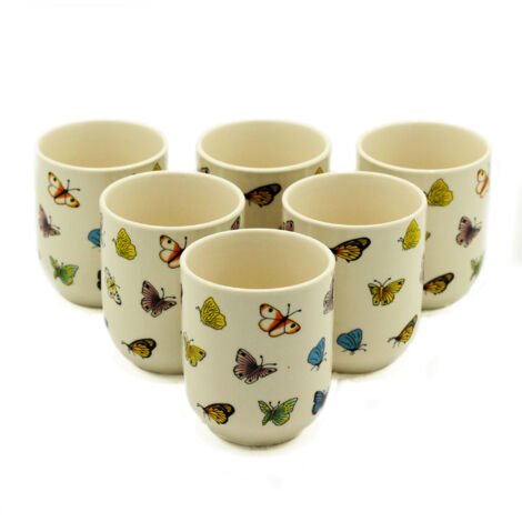 Tasses à Tisane - Papillons- Vendu par 6 (1/2)