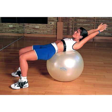 Ballon fitness Gymnic Plus - Blanc nacré - 75 cm