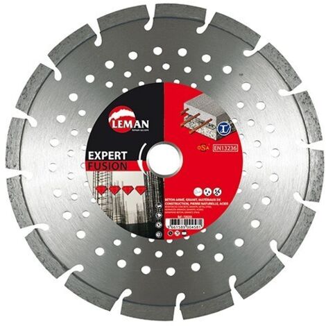 DISQUE DIAMANT SEGMENTS 115X22.2 HT10 Multimatériaux - 720115 - LEMAN