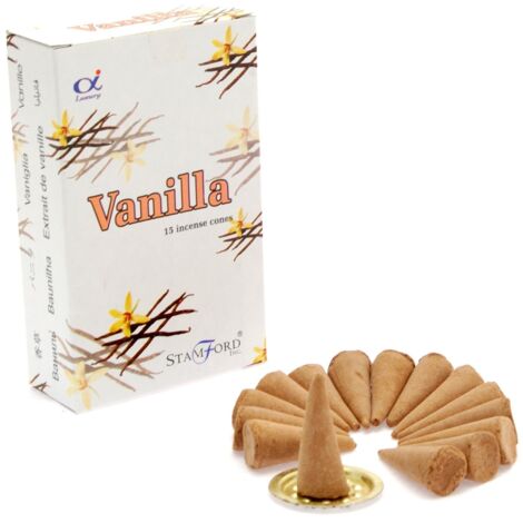 Cônes d'encens vanille- Vendu par 1 (1/3)