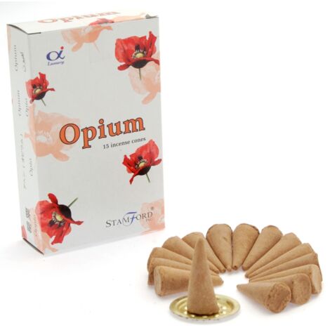 Cônes d'encens opium- Vendu par 1 (1/3)