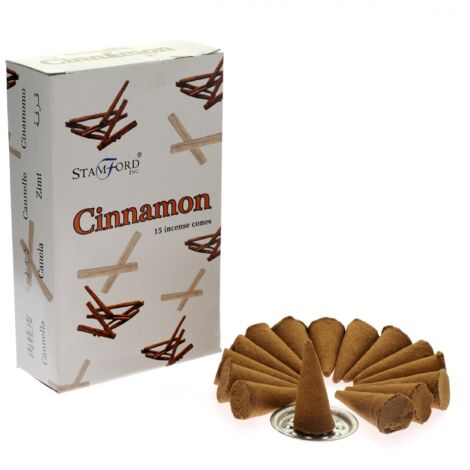 Cônes d'encens à la cannelle- Vendu par 1 (1/3)