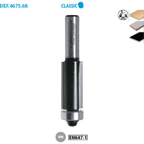 MECHE AFFLEUREUSE DROITE D12,7 LU25 Q6 /RLT HM - 4676.713.00 - LEMAN (1/3)
