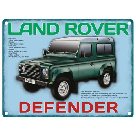 Maïzena - Plaque de déco en métal 30x40cm