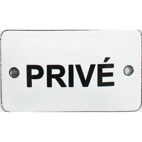 Parkplatzschild Privé - Beschilderung