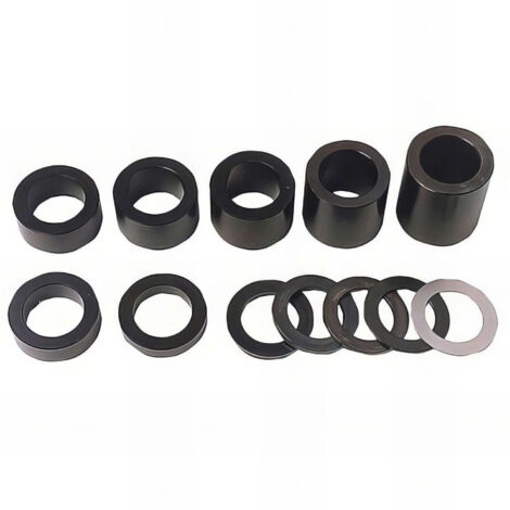 Leman – Lot de 10 bagues de remplissage 1 à 40mm – Ajustement hauteur jusqu'à 130mm – Diamètre extérieur 45mm – Compatible toupies standard