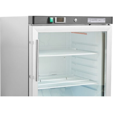 Mini Armoire Réfrigérée 200 L - Positive Vitrée Inox