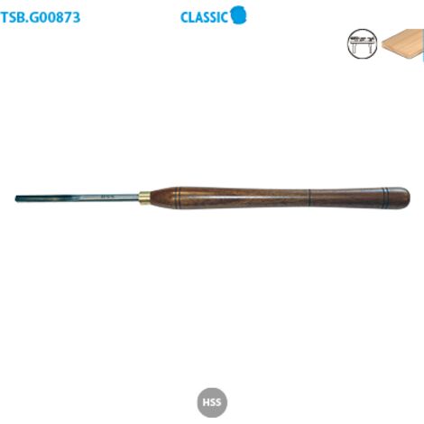 Leman – Gouge à bois 10 mm HSS – Creusage précis pour bois de fil – Usinage assiettes et bols – Modèle pro