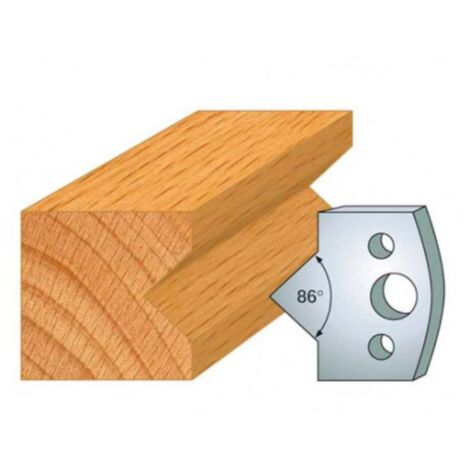 Leman - Jeu de 2 fers profilés acier Ht.40 mm N°035