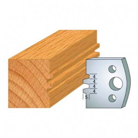 Leman - Jeu de 2 fers profilés acier Ht.40 mm N°075