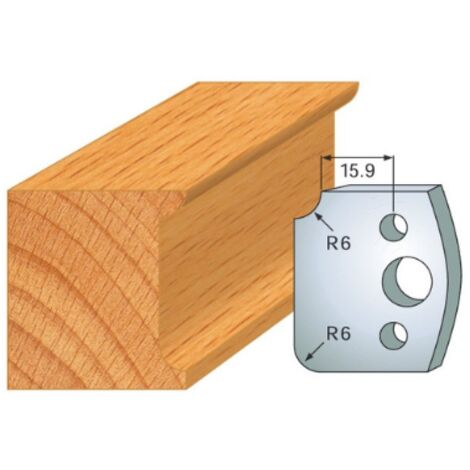 Leman - Jeu de 2 fers profilés acier Ht.40 mm N°173