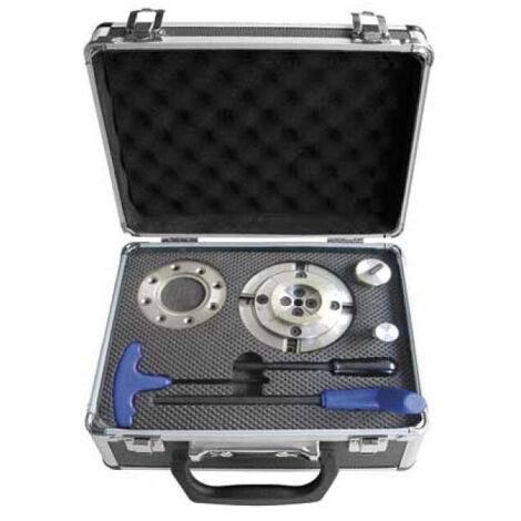 Leman – Coffret de mandrin pour tournage/filetage M33x3,5mm – 1 mandrin, 1 anneau lapidaire, 3 accessoires – Compatible tours à bois Fein