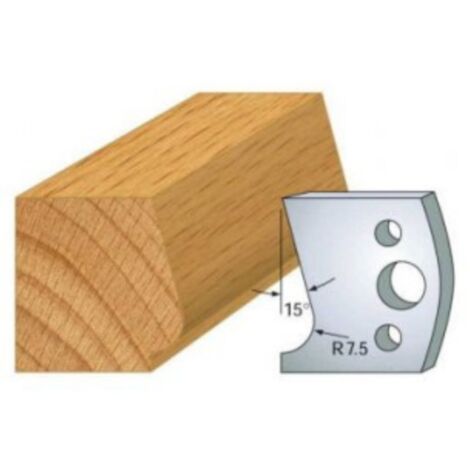 Leman - Jeu de 2 fers profilés acier Ht.40 mm N°037