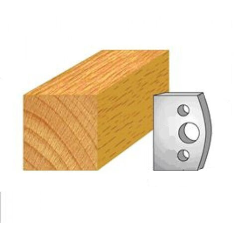 Leman - Jeu de 2 fers profilés acier Ht.40 mm N°000