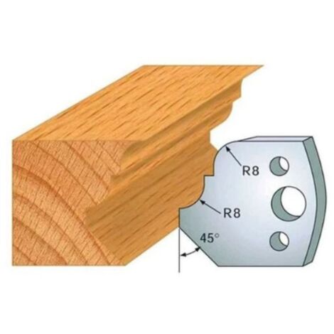 Leman - Jeu de 2 fers profilés acier Ht.40 mm N°073