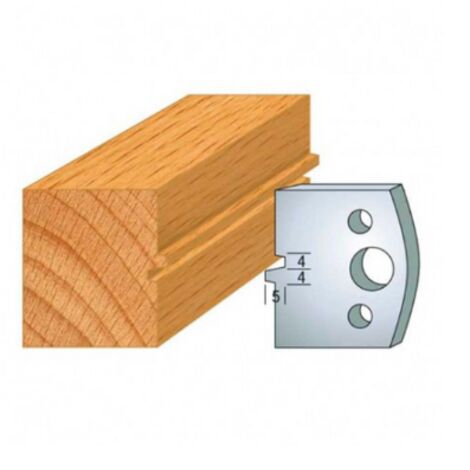 Leman - Jeu de 2 fers profilés acier Ht.40 mm N°074