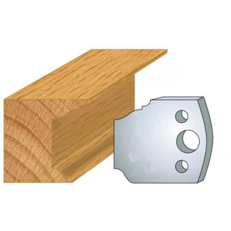 Leman - Jeu de 2 fers profilés acier Ht.40 mm N°079