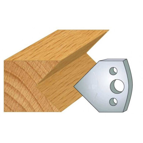 Leman - Jeu de 2 fers profilés acier Ht.40 mm N°127