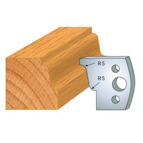 Leman - Jeu de 2 fers profilés acier Ht.40 mm N°031