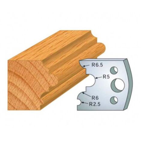 Leman - Jeu de 2 fers profilés acier Ht.40 mm N°036
