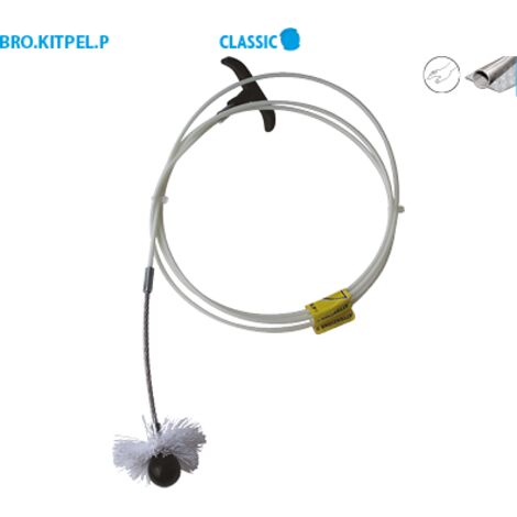 Leman – Kit de ramonage pro spécial poêle à granulés – Longueur 1m – Matériau nylon – Compatible conduits 80-150mm (1/3)