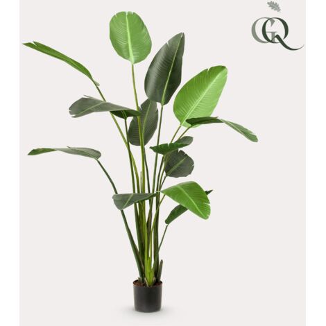 VEVOR Paradijsvogel Kunstmatig 700x700x1524mm Kunstplant PE Kunstplanten Plastic Planten in Pot Kunstbloem Geurloos Waterdicht Ideale Decoratie voor Slaapkamer Studie Woonkamer