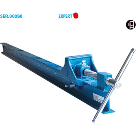 Leman – Serre-joint dormant 80x42 mm – Serrage maximum 1500 kg – Pour menuiserie et assemblage – Outil de forte puissance