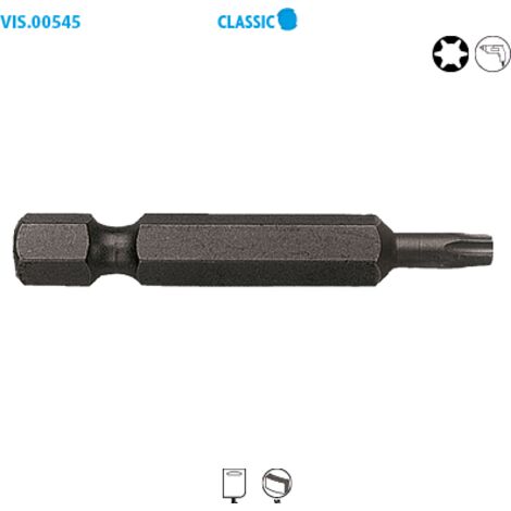 Embout de vissage série 1/4'- 50 mm - Torx T25 - LEMAN - 54508