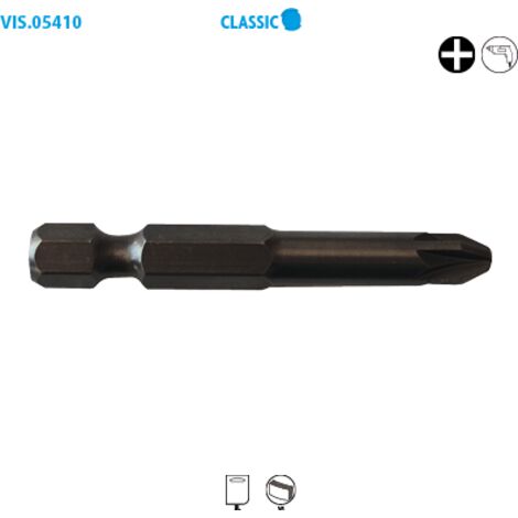 Embout de vissage série 1/4"- 150 mm - Phillips PH2 - 54152 - Leman (1/3)