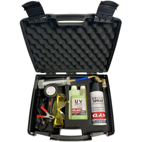 Kit détection fuites clim R134a fini les pertes de gaz seringue AC 9139