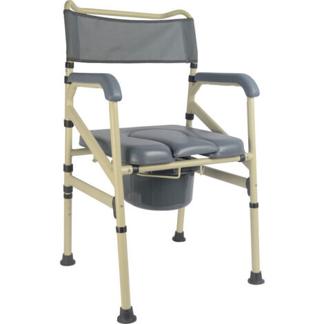 Fauteuil de toilettes pliant Sardaigne - Beige (1/4)