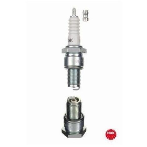 Bougie d'allumage B8ES Ø14mm Longueur Culot: 19mm Électrode Centrale En Cuivre - Olive Démontable (1/3)