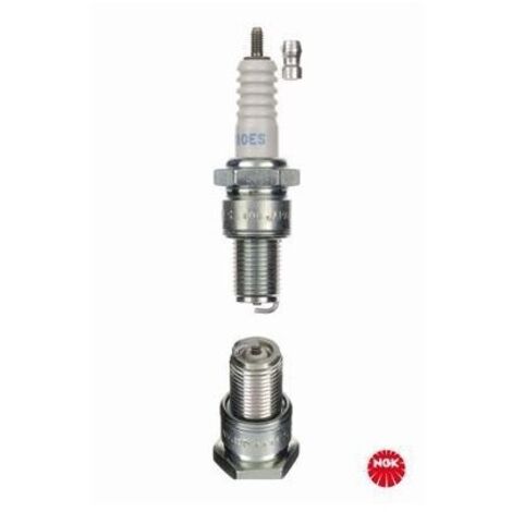 Bougie d'allumage BR10ES Ø14mm Longueur Culot: 19mm Électrode Centrale En Cuivre - Olive démontable (1/2)