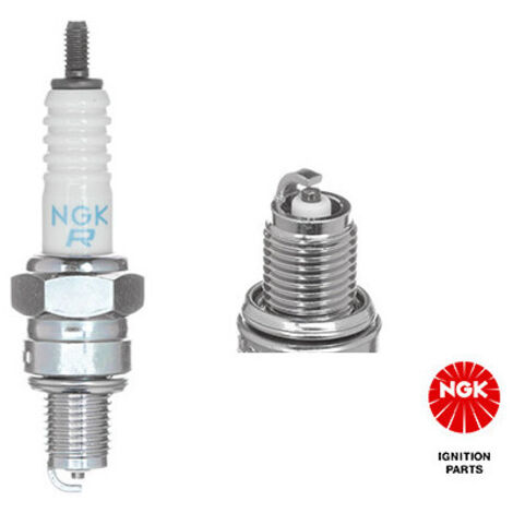 Bougie d'allumage CR6HSA Ø10mm Longueur Culot: 12.7mm Électrode Cuivre Dessin Spécial - Tige Filetée - Sans olive (1/4)