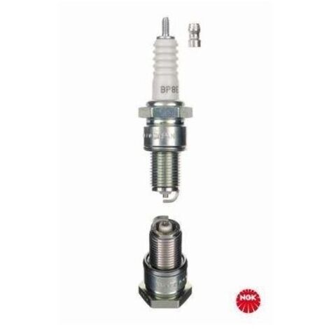 Bougie d'allumage BP8ES Ø14mm Longueur Culot: 19mm Électrode Centrale En Cuivre - Olive Démontable (1/3)